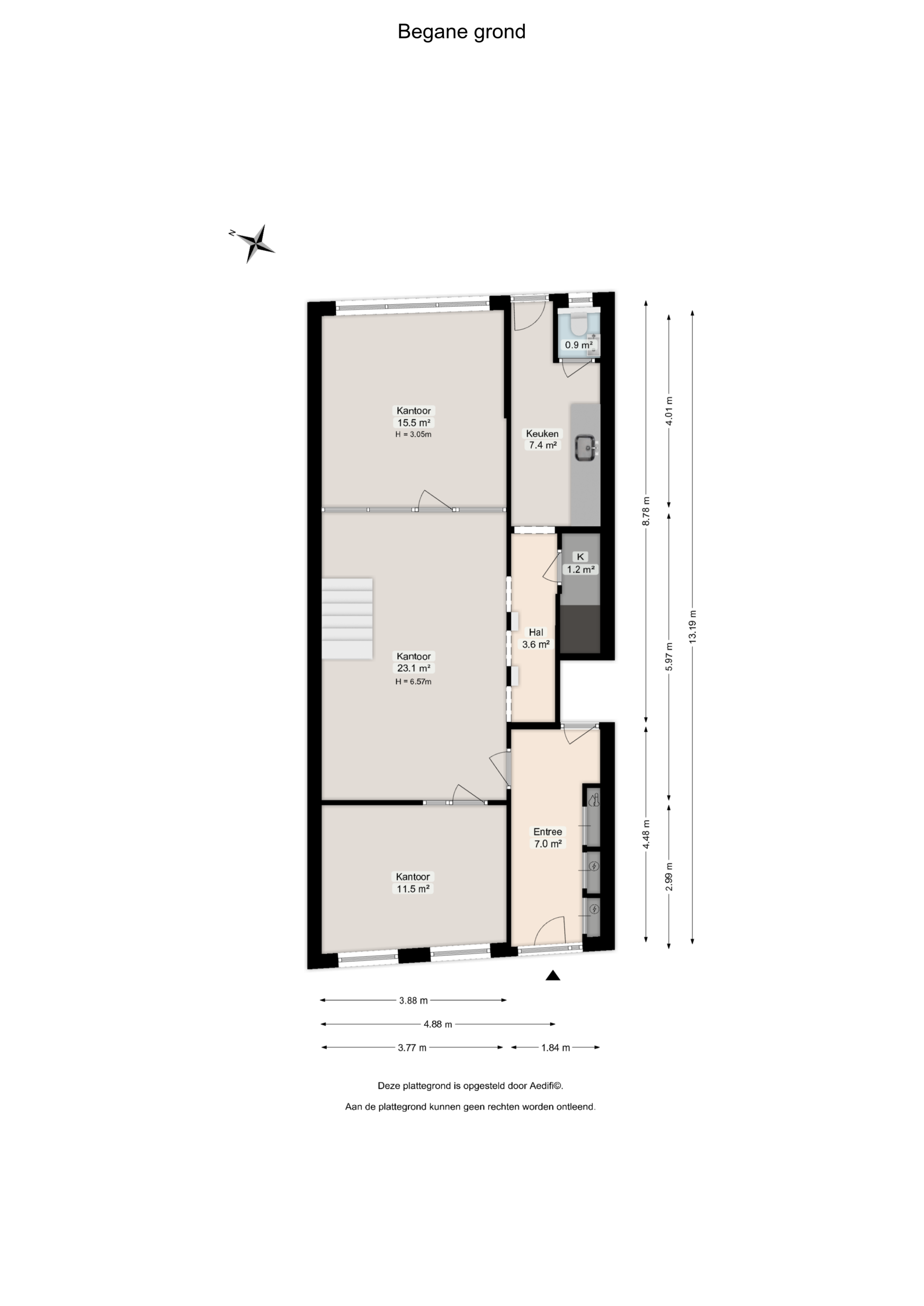 Plattegrond 8 van Herman Colleniusstraat 31 in Groningen